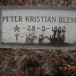 Peter Blem Grave (from "Find-A-Grave)